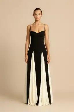 Arcina Ori Paloma Dress Black/White Size 10 for rent on The Volte - image 1