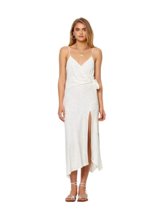 Bec & Bridge Pascal Wrap Dress White Size 8 - Image 1
