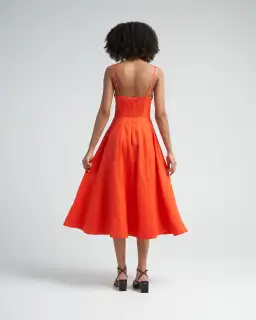 Zimmermann Wonderland Picnic MIdi Dress in Red Size for rent on The Volte - image 2