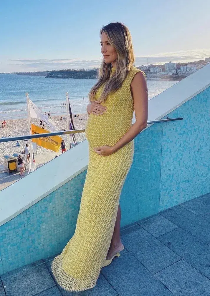 Camilla and Marc Riviera Column Dress Yellow Size 8 for rent on The Volte - main image