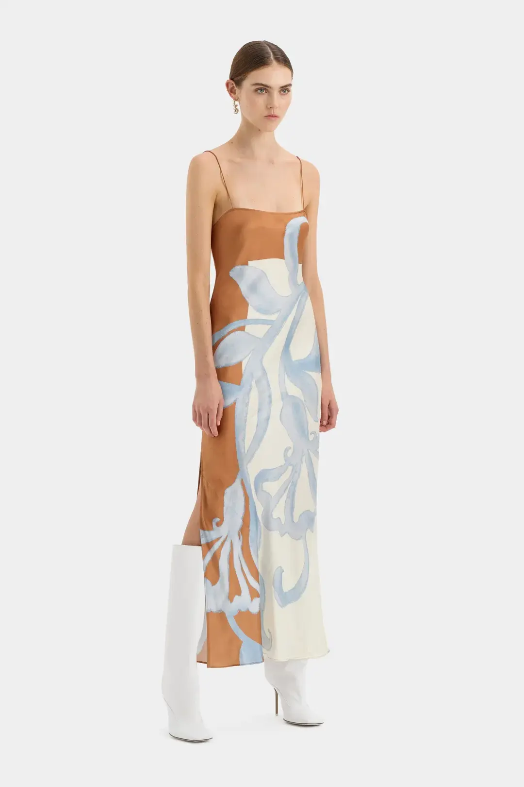 Sir the Label Sorrento Slip Dress Print Size 1/ AU 8 for rent on The Volte - main image