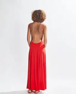 One Mile the Label Sammy Maxi Dress Red Size XS / AU 6 for rent on The Volte - image 2