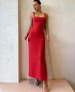 Sir the Label Spoerri Backless Gown Red Size 8 for rent on The Volte - image 3