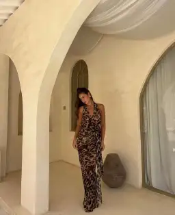 Rat & Boa Monique Set Leopard Print Size 8 for rent on The Volte - image 3