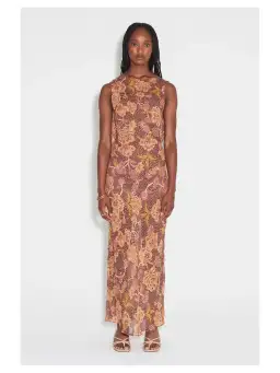 Hansen & Gretel Emmery Dress Ruby Bohemia Size S/ AU 8