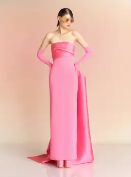 Solace London The Kinsley Maxi Dress in Rose Pink Size 12 for rent on The Volte - image 1