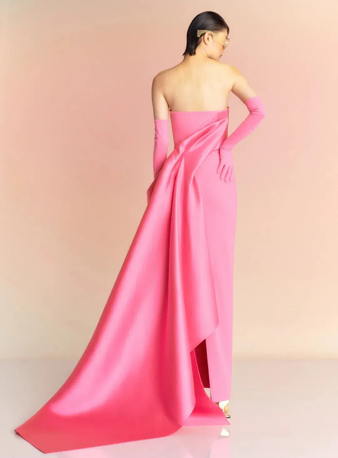 Solace London The Kinsley Maxi Dress in Rose Pink Size 12 for rent on The Volte - main image