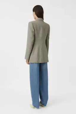 Camilla And Marc Banks Blazer Black Houndstooth Size 8 for rent on The Volte - image 3