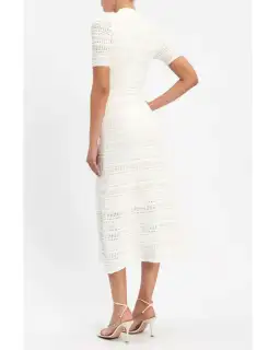Rebecca Vallance Magnolia Knit Dress White Size S / AU 8 for rent on The Volte - image 3