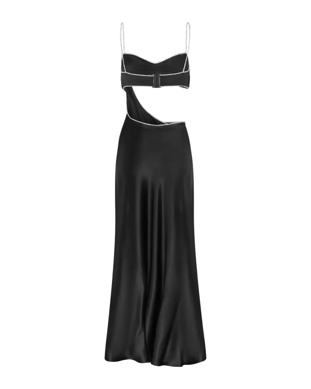 Michael Lo Sordo Symic Crystalline Luna Dress Black Size AU 8 for rent on The Volte - main image