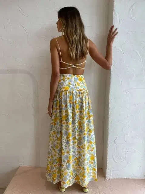 Bec & Bridge Cali Sun Set Floral Size AU 8 for rent on The Volte - main image