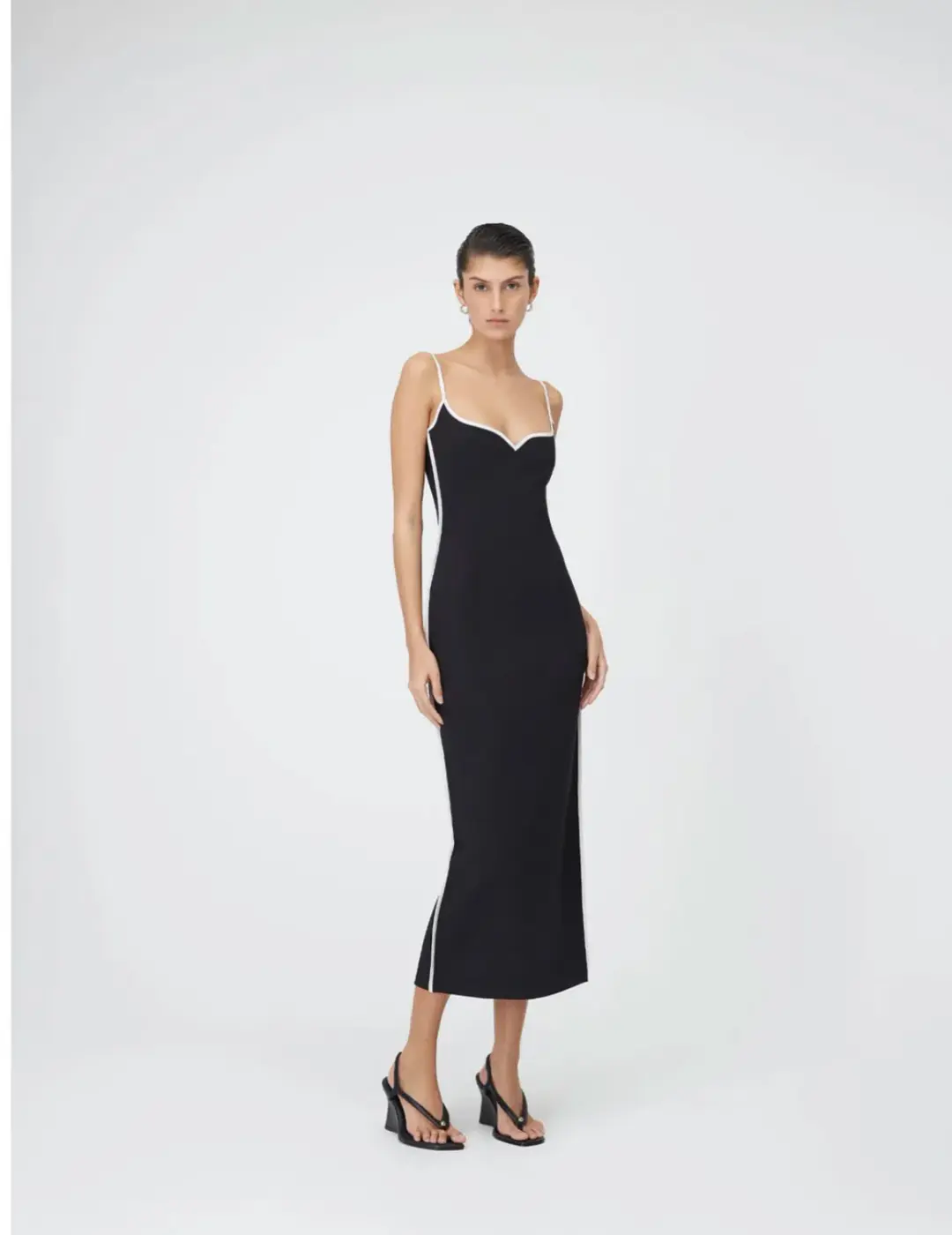 Paris Georgia Heart Dress Black/White Size 10 for rent on The Volte - main image