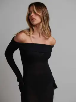 Bayse Sayla Maxi Dress Black Size 10 for rent on The Volte - image 2