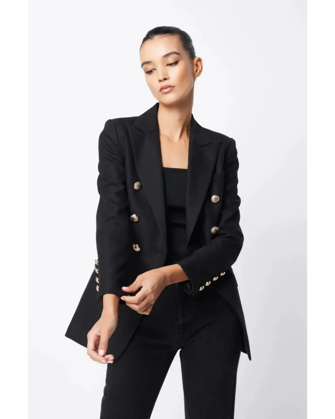 Mossman Signature Blazer Black Size AU 10 for rent on The Volte - main image