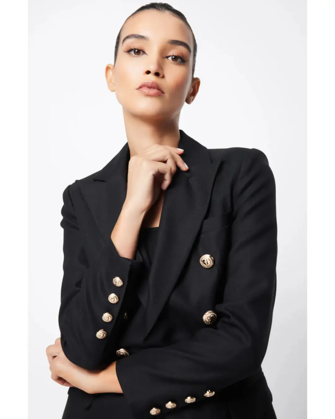 Mossman Signature Blazer Black Size AU 10 for rent on The Volte - main image