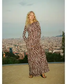 Realisation Par The Gia Dress in Animal Print Size AU 10 for rent on The Volte - image 1