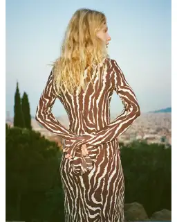 Realisation Par The Gia Dress in Animal Print Size AU 10 for rent on The Volte - image 4