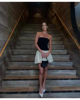 Arcina Ori Celine Dress Black Size M / AU 10 for rent on The Volte - image 5