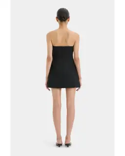 Sir The Label Leonardo Pleated Mini Dress in Black Size AU 10 for rent on The Volte - image 5