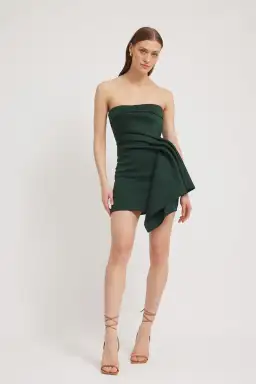Tojha Nevie Mini Dress Forrest Green Size 6 for rent on The Volte - image 5