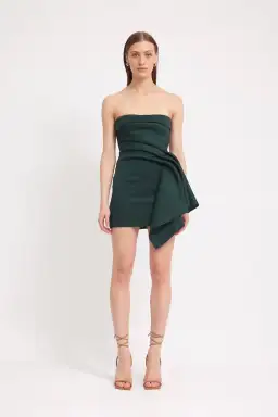 Tojha Nevie Mini Dress Forrest Green Size 6 for rent on The Volte - image 1
