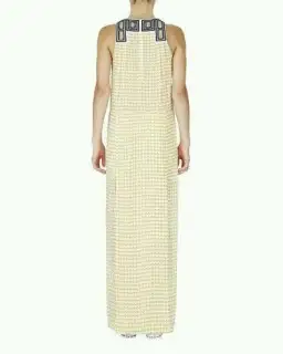 Sass & Bide Think Twice / The Element Embellished Silk Maxi Dress Yellow Size 6 for rent on The Volte - image 2
