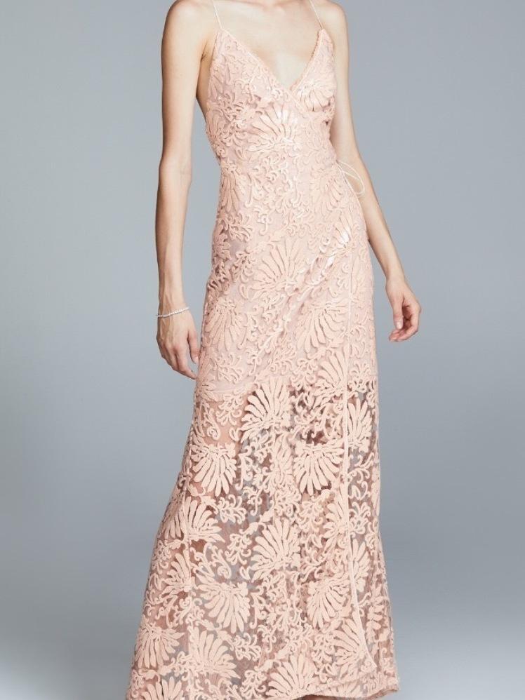 Maria Lucia Hohan Gown Pink/Nude Size 10 for rent on The Volte - main image