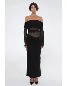 Benni Yasmin Maxi Dress Black Size 8 for rent on The Volte - image 1