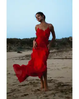 Rat & Boa Cecelia Dress Red Size AU 10 for rent on The Volte - image 4