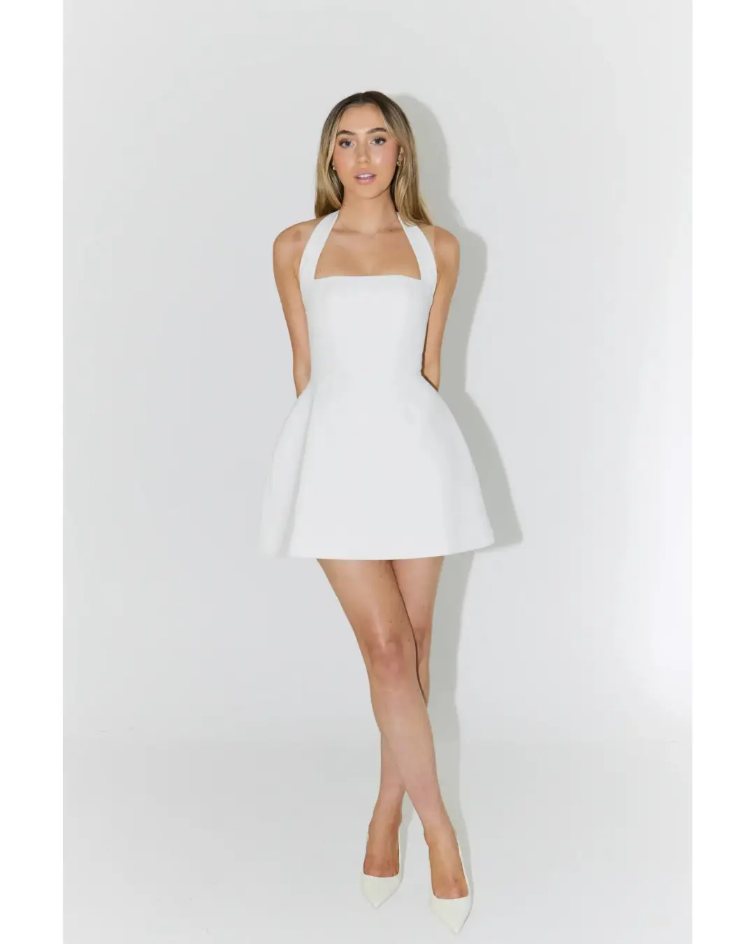 Odd Muse Ultimate Muse Structured Mini Dress White Size S / AU 8 for rent on The Volte - main image