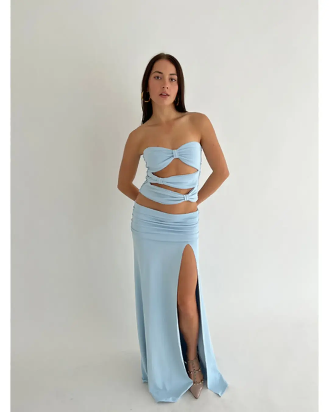 Mode Mila Remi Set Ice Blue Size S / AU 8 for rent on The Volte - main image