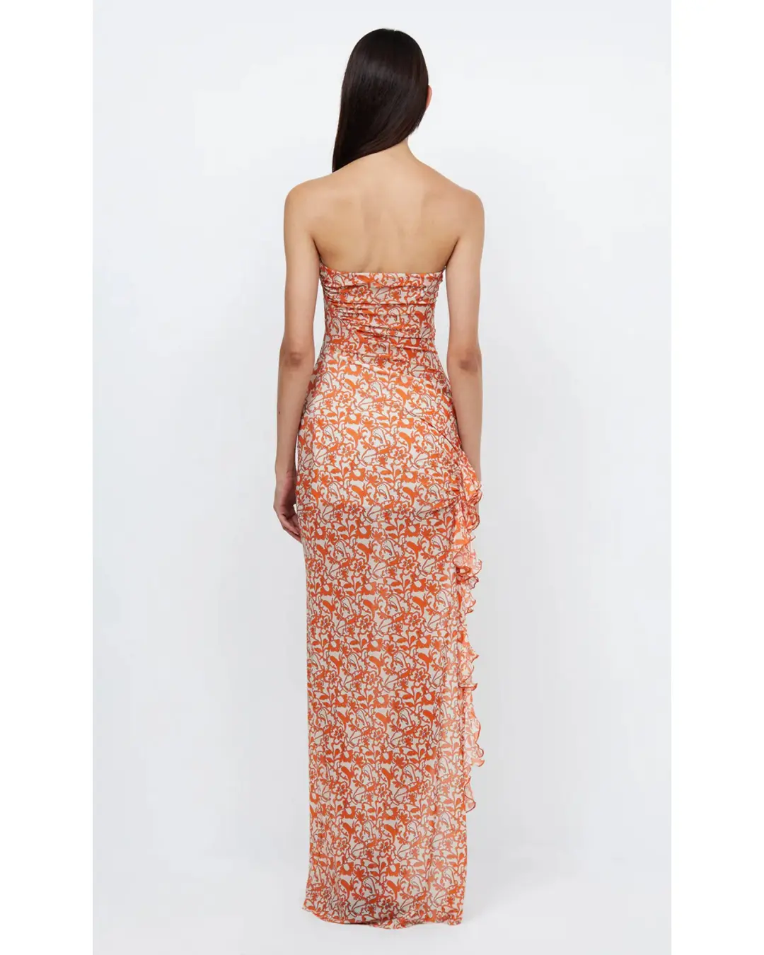Bec & Bridge Firefly Strapless Maxi Dress Fiesta Floral Size AU 6 for rent on The Volte - main image