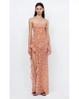 Bec & Bridge Firefly Strapless Maxi Dress Fiesta Floral Size AU 6 for rent on The Volte - image 1