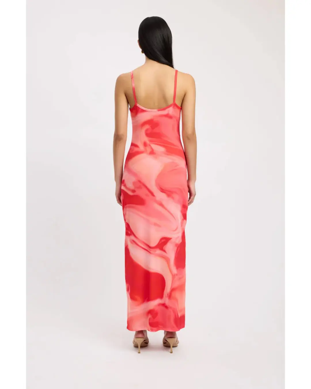 Kookai Haven Maxi Dress Strawberry Size AU 6 for rent on The Volte - main image