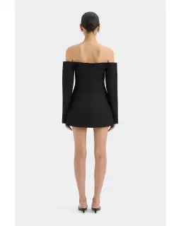Sir The Label Sandrine Mini Dress Black Size AU 4-6 for rent on The Volte - image 4
