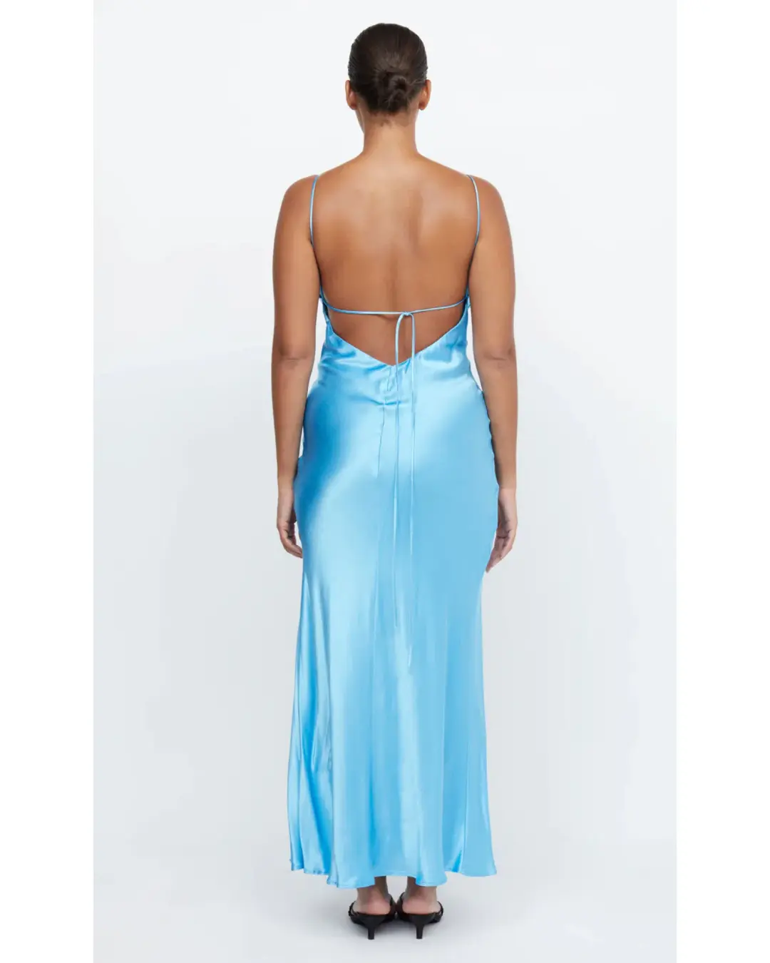 Bec & Bridge Ren Split Maxi Dress Topaz Blue Size AU 6 for rent on The Volte - main image