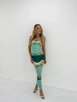 Jean Paul Gaultier Bandeau Dress Floral Size XS / AU 6 for rent on The Volte - image 1