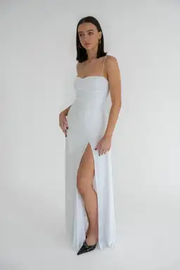 HNTR the Label Gaia Gown Blanc Size M / AU 10 for rent on The Volte - image 1