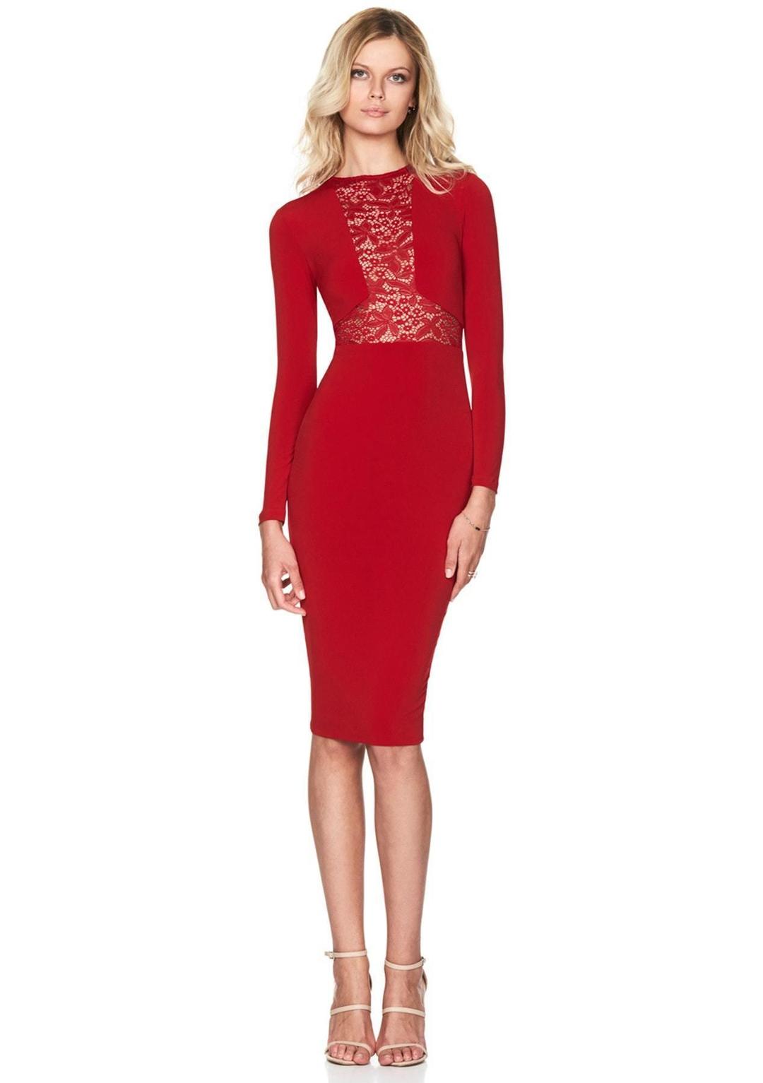 Nookie red high neck rebel heart for rent on The Volte - main image