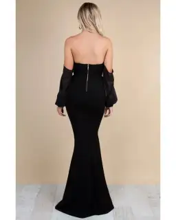 Zachary Lia Gown Black Size XS / AU 6 for rent on The Volte - image 2