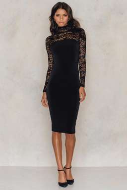 Nookie rebel heart high neck midi for rent on The Volte - image 1