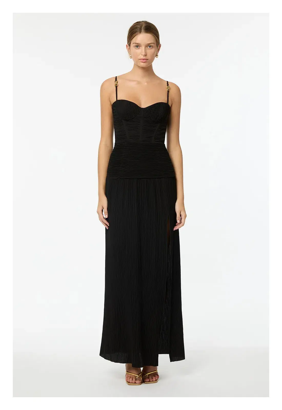 Manning Cartell Double Time Pleat Dress Black Size 6 - Image 1