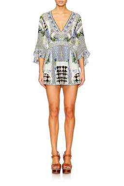 Camilla Sweet Escape Playsuit Blue Size 8 for rent on The Volte - image 1