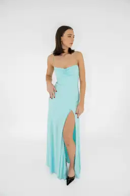 HNTR the Label Gaia Gown Aqua Size S / AU 8 for rent on The Volte - image 1
