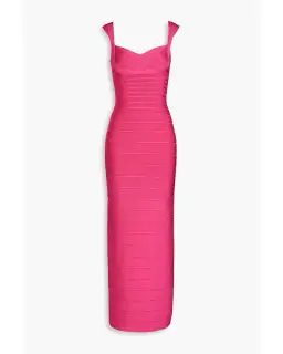 Herve Leger Bandage Gown Pink Size S / AU 8 for rent on The Volte - image 3