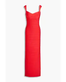 Herve Leger Bandage Gown Papaya Size XS / AU 6 for rent on The Volte - image 5