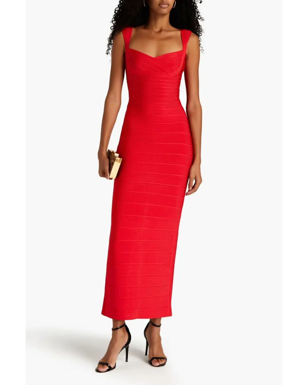 Herve Leger Bandage Gown Papaya Size XS / AU 6 for rent on The Volte - main image