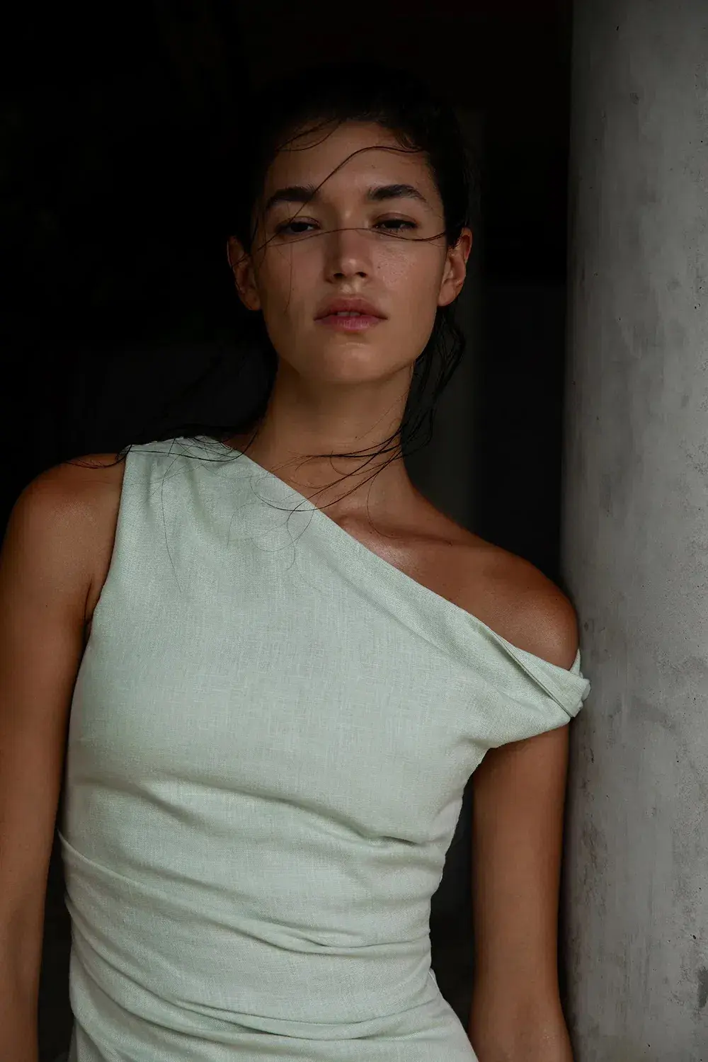 Sir The Label Iris Twist Mini Dress Light Sage Size 1 / AU 8 - Image 7