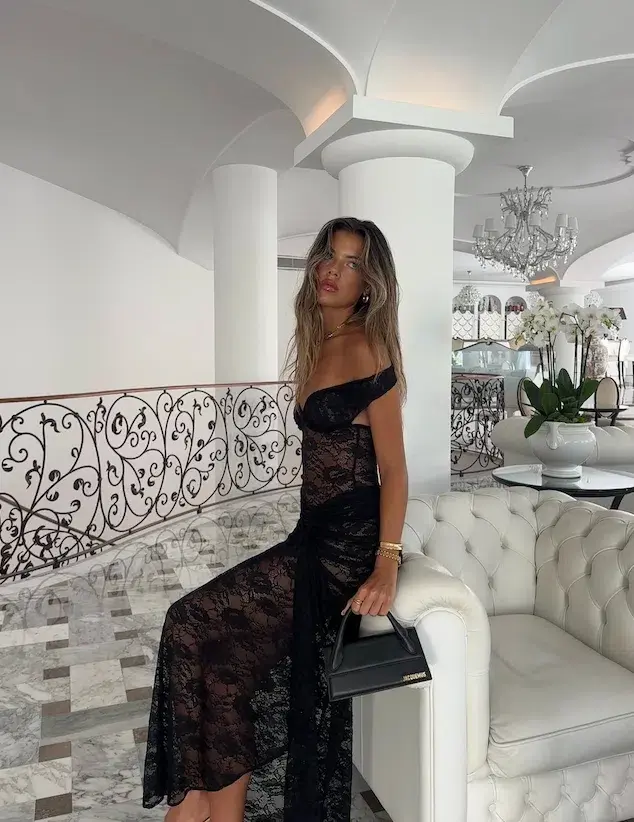 Natalie Rolt Aubrey Dress Black Size 1 / AU 8 for rent on The Volte - main image