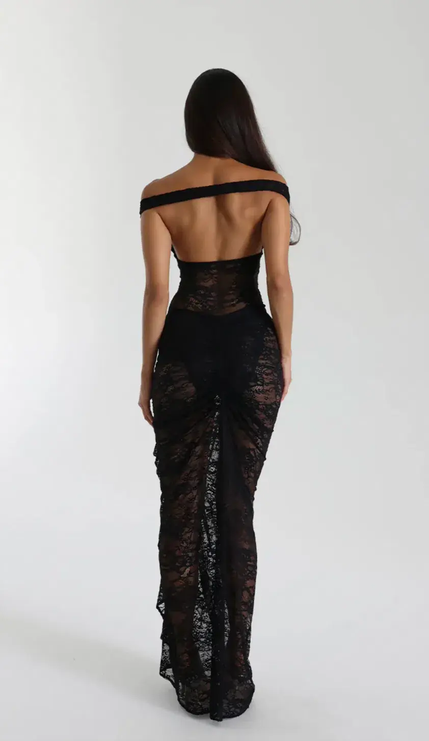 Natalie Rolt Aubrey Dress Black Size 1 / AU 8 for rent on The Volte - main image